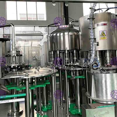 12 - 12 - 5 Monoblock 5L তরল ভর্তি মেশিন বেল্ট তৈলাক্তকরণ ফাংশন সঙ্গে