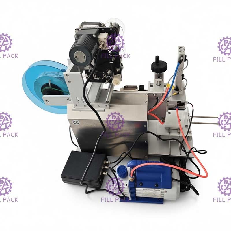 আঠালো স্টিকার বোতল লেবেলিং মেশিন 1800BPH সেমি অটোমেটিক স্কয়ার বোতল 3 সাইডের জন্য