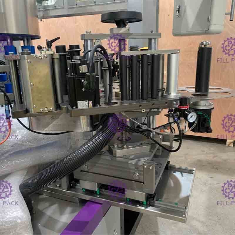 দুই / ডাবল হেড ঘাড় দেহ আঠালো স্টিকার লেবেলিং / লেবেলার মেশিন / সরঞ্জাম / লাইন / উদ্ভিদ / সিস্টেম / ইউনিট