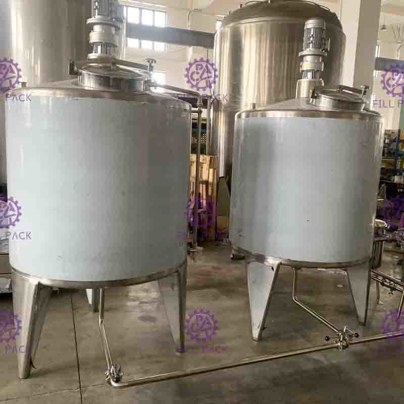 নরম পানীয় উত্পাদনের লাইন জন্য ডাবল ওয়াল বৈদ্যুতিক তাপীকরণ চিনি Melting পট / ট্যাঙ্ক