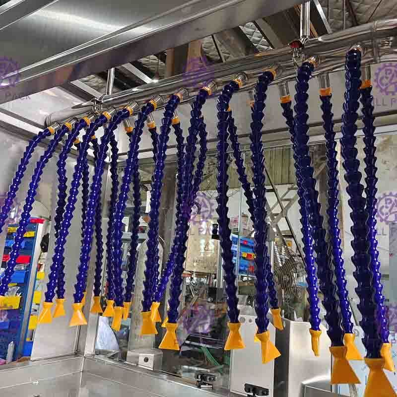 7.5kw ডাস্ট প্রমাণ বোতল বোতল ড্রায়ার অপসারণ করার জন্য নরম পানীয় প্রক্রিয়াকরণ লাইন বালি